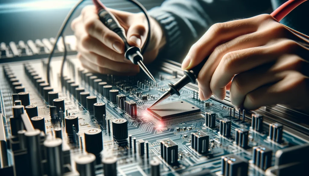 Electronic materials testing